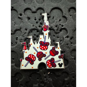 Disney WDW Hidden Mickey 2025 Wave A Mystery Pin – Candy Apple Castle